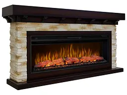 Камінокомплект ArtiFlame LUDWIG AF50 Махагон коричневий антік - мініатюра 3