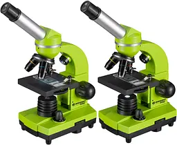 Мікроскоп Bresser Junior Biolux SEL 40x-1600x Green з адаптером для смартфона (8855600B4K000) - мініатюра 6