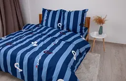 Постільна білизна євро ТЕП Soft dreams Line Blue 2-03859-26458 200х215 см блакитна