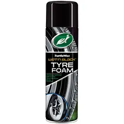 Поліроль-піна для чорніння та очищення шин Turtle Wax Wet-n-Black 500 мл