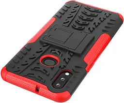 Чохол-накладка TOTO Dazzle Kickstand 2 in 1 Case Samsung Galaxy A10s Red - мініатюра 5