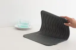 Килимок-сушарка для посуду Brabantia Dish Drying, 43,8 х32,5х0,9 см, темно-сірий (117442) - мініатюра 5
