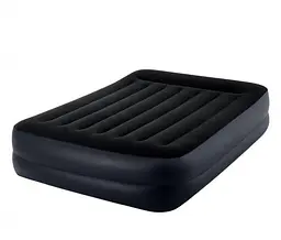 Двоспальне надувне ліжко Intex 64124 Pillow Rest Raised Bed з вбудованим електронасосом 152 x 203 x 42 с - мініатюра 3