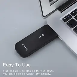 Wi-Fi модем роутер H760UFI-2514 (В1/В3) 4G LTE/3G/2G USB, 150 Мбіт/с, Plug & Play, чорний - мініатюра 5