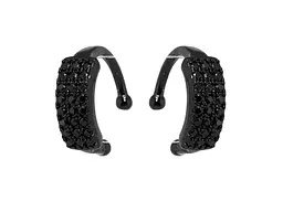Сережки Xuping кафи Позолота Black (чорне золото) Класика з цирконієм (140432)