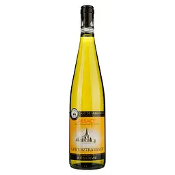 Вино Hunawihr Gewurztraminer Reserve, біле, напівсухе, 11,5%, 0,75 л (7199)