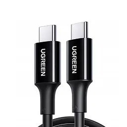 Кабель USB 2.0 Type-C M-M, 1 м, 100W Чорний, US300 UGREEN
