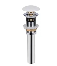 Комплект Qtap Nando LT: Раковина підвісна прямокутна 500х420х130 мм White + Донний клапан PU02O (QT12112173SWN47323) - мініатюра 5