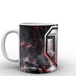 Кухоль GeekLand World of Tanks логотип WT.02.006 330 мл білий - мініатюра 3