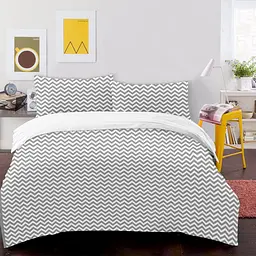 Євро постільна білизна GREY ZIGZAG COSAS (4822055327774) - мініатюра 2