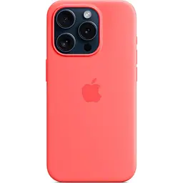 Чохол Apple Silicone Case with MagSafe для iPhone 15 Pro Guava (MT1G3ZM/A) [92952] - мініатюра 5
