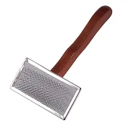 Пуходерка DezynaDog Soft Ball Pin Flat Slicker Medium середня з кульковими штифтами (123100)