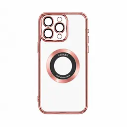 Магнітний чохол XON PhoneCase Magnetic для iPhone 13 Pro (PCMC1113300P 8239) Рожевий/Прозорий