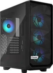 Корпус Fractal Design Meshify 2 Compact Lite RGB Black (FD-C-MEL2C-05)