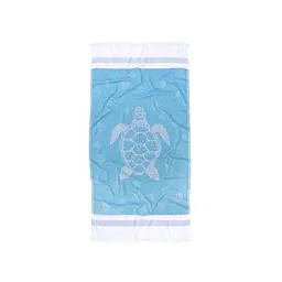 Рушник Barine Pestemal - Turtle 85x165 Mavi блакитний