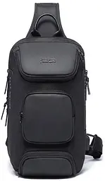 Однолямковий рюкзак через плече Bange BG-7086 9л Сумка-слінг з USB-роз'ємом Black (19380) - мініатюра 3