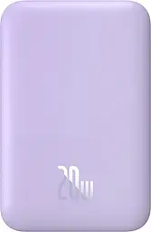 Портативний акумулятор Baseus Magnetic Mini Air Wireless 20W 6000mAh purple (P10059002513-00) - мініатюра 1