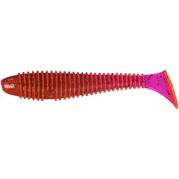 Силікон X-Fish Guddi Fat 3" Lox Rose Red & Black Flake (5шт/уп)