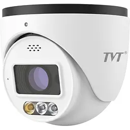 IP-відеокамера 6Mp TVT TD-9565S4-PA(D/PE/AW3) White f=2.8mm, ІЧ+LED-підсвічування, з мікрофоном (77-00491)