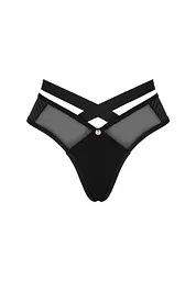 Сексуальні трусики Obsessive Brasica XS/S чорний - мініатюра 7