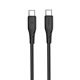 Кабель ColorWay USB Type-C - USB Type-C (M/M), textured PVC, 3А, 2 м, Чорний (CW-CBPDCC095-BK)