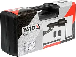 Вороток з редуктором YATO квадрат 1 F=5800 Нм L=380 мм (YT-07822) - мініатюра 2