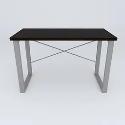 Письмовий стіл Ferrum-decor Драйв 750x1200x700 Сірий метал ДСП Венге Магія 32 мм (FRD-105357) - мініатюра 2