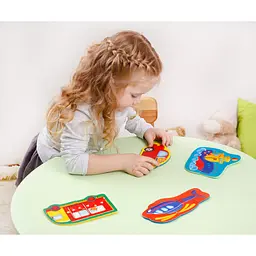 Дитячі пазли Baby puzzle Транспорт Vladi toys VT1106-96 - мініатюра 4