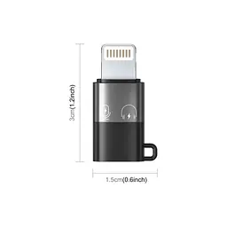 Перехідник USB-C F to Lightning M charger-audio XoKo (AC-029) - мініатюра 2