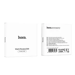 Бездротовий зарядний пристрій для смарт-годинника Hoco Y40 Smart watch charging cable Білий - мініатюра 2