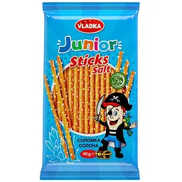 Соломка солона Vladka Junior Sticks Salt 40г