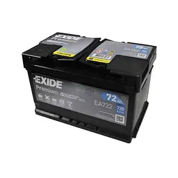 Акумулятор автомобільний EXIDE PREMIUM 72A (EA722) - мініатюра 4