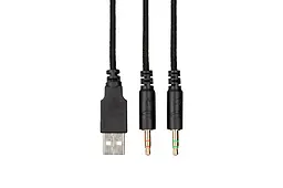 Ігрові навушники з мікрофоном 2E GAMING HG340 Black, mini-jack/dual 3,5 мм, RGB, 2 м - мініатюра 7