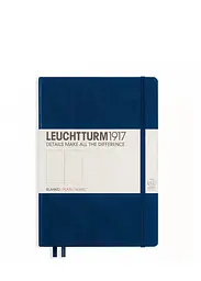 Блокнот Leuchtturm1917 Середній, темно-синій, чисті аркуші (342924)