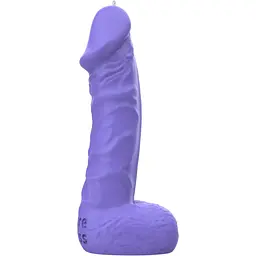 Свічка у вигляді члена Pure Bliss Mini Violet 15 см