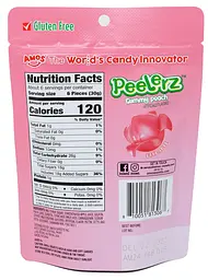 Желейні цукерки Amos Peelerz Gummy Peach 170г - мініатюра 3