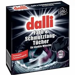 Серветки для прання Dalli Black 10 шт. (4012400521159)