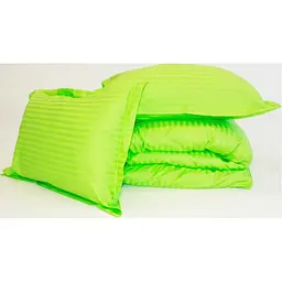 Постільна білизна MirSon SatinStripe 30-0016LightGreen 200х220 Євро (2200005253670) - мініатюра 10
