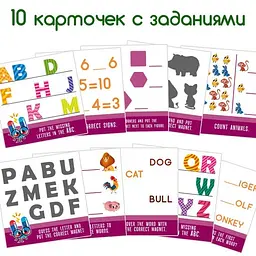 Набір магнітів Magdum "Літери і цифри" ML4031-09 EN - мініатюра 3