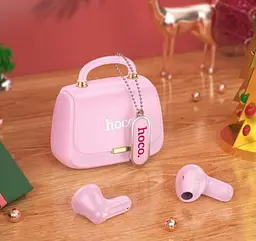 Бездротові навушники Hoco DES35 Dawn handbag BT headset, BT5.3, 35mAh, 300mAh, 5.5h, Pink - мініатюра 4