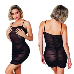 Міні-плаття Clara Morgane Pro CM-93317, S/M (чорний) - мініатюра 4
