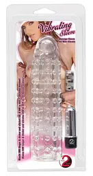 Насадка на пеніс You2Toys Orion Vibro Penis Sleeve 16х4 см прозорий - мініатюра 5