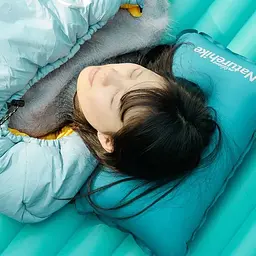 Подушка самонадувна Naturehike Sponge automatic NH17A001-L жовта - мініатюра 8