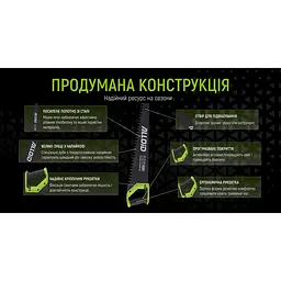 Ножівка Alloid по пінобетону 550 мм (TS-14550) - мініатюра 4