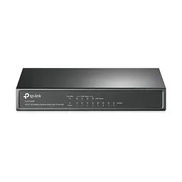 Комутатор TP-LINK TL-SF1008P, 8xFE/PoE 65W, некерований, настільний