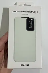 Оригінальний чохол-книжка для Samsung Galaxy S24 Plus Smart View Wallet Case LIGHT GREEN (SM-S926) EF-ZS926CGEGWW - мініатюра 2