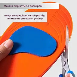 Спортивні устілки амортизуючі ортопедичні для взуття (41-42) - мініатюра 8