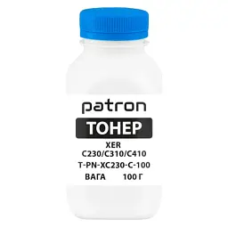 Тонер XER C230/C310/C410, 100 г, Cyan Patron (PN-XC230-C-100)