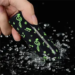 Вібратор для клітора Lovetoy Music Massager Glow In The Dark 8.5 см чорний - мініатюра 10