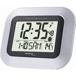Годинник настінний Technoline WS8005 Silver/Black (WS8005)